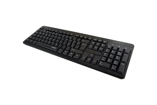 Schwaiger Tastatur kabellos USB 2.0A Schwarz