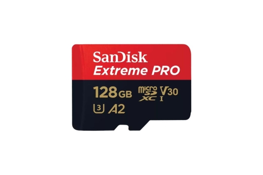 SD MicroSD Card 128GB SanDisk Extreme Pro SDXC inkl. Adapt