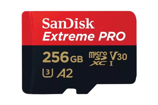 SD MicroSD Card 256GB SanDisk Extreme Pro SDXC inkl. Adapt
