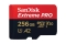 SD MicroSD Card 256GB SanDisk Extreme Pro SDXC inkl. Adapt