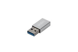Logilink Adapter USB 3.2 Gen1 Type-C,USB-A/M zu USB-C/F,silb