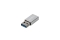 Logilink Adapter USB 3.2 Gen1 Type-C,USB-A/M zu USB-C/F,silb