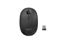 Logilink Maus Funk & Bluetooth,2.4GHz,800/1200/1600dpi,schw.
