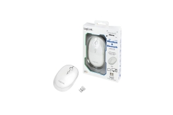 Logilink Maus Funk & Bluetooth,2.4GHz,800/1200/1600dpi,weiß