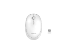 Logilink Maus Funk & Bluetooth,2.4GHz,800/1200/1600dpi,weiß