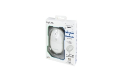 Logilink Maus Funk & Bluetooth,2.4GHz,800/1200/1600dpi,weiß