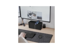 Logilink Kabelbox-Set, 3 Größen, schwarz