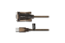 DELOCK Adapter USB2.0 Typ-A > 1x Seriell RS-232 D-Sub 9Pin S