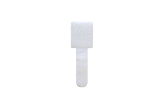 Schwaiger Klett-Wandclip 90 x 12 x 2mm Weiß 10 Stück