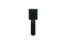 Schwaiger Klett-Wandclip 90 x 12 x 2mm Schwarz 10 Stück