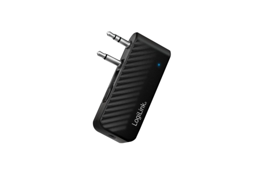 Logilink Bluetooth 5.1 Audiosender, Reichweite bis 7m, schw.