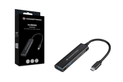 CONCEPTRONIC 4-Port Hub USB-C3.2Gen1->2xA3.0/2xC o.Netz. sw