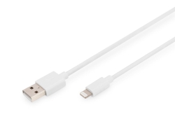 DIGITUS USB Kabel 2.0 A St. -> Lightning St., MFI 2M...