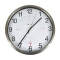 Wanduhr OUTDOOR metallgrau Ø 35,5 cm