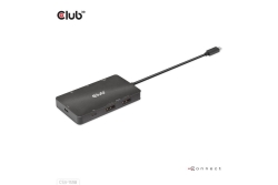 Club3D USB-C 7in1-HUB >2xDP/2xUSB/2xUSB-C/LAN 4K60Hz PD100W retail