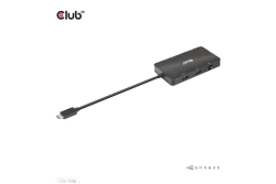 Club3D USB-C 7in1-HUB >2xDP/2xUSB/2xUSB-C/LAN 4K60Hz PD100W retail