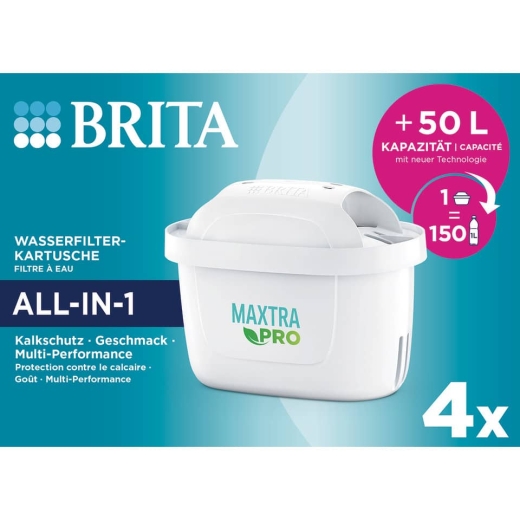 Wasserfilter-Kartusche MAXTRA PRO ALL-IN-1 - 4 Kartuschen