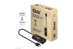Club3D Adapter HDMI + MicroUSB > USB-C 4K120Hz aktiv St/Bu retail