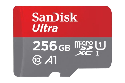 SD MicroSD Card 256GB SanDisk Ultra Class 10 inkl. Adapter
