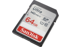 SD Card 64GB SanDisk SDXC UHS-I 140MB/sec