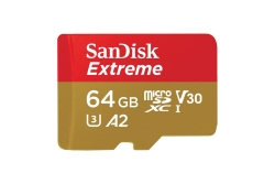 SD MicroSD Card 64GB SanDisk Extreme SDXC inkl. Adapter