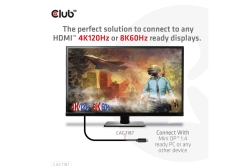 Club3D Kabel MiniDP 1.4 > HDMI 1,8m 8K60Hz St/St retail