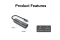 Equip Dock 1-1 USB-C->GbE,100W USB-C 0.15m