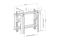 DIGITUS WAH 45-70 1TFT Pop out VideoWall schwarz Max.70KG