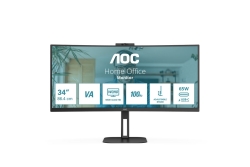 AOC 86,0cm (34) CU34V5CW/BK 21:09 HDMI+DP+USB-C Cur.WebC retail