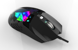 INCA Gaming Maus RGB/ 7200DPI/ 6Tasten/USB 1.60m schwarz...