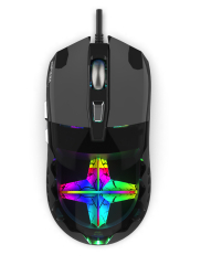 INCA Gaming Maus RGB/ 7200DPI/ 6Tasten/USB 1.60m schwarz retail