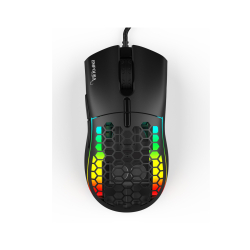 INCA Gaming Maus RGB/10000DPI/ 7Tasten/USB 1.80m schwarz...