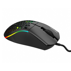 INCA Gaming Maus RGB/10000DPI/ 7Tasten/USB 1.80m schwarz retail