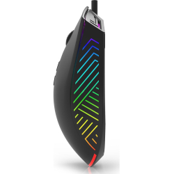 INCA Gaming Maus RGB/ 6400DPI/ 7Tasten/USB 1.80m schwarz retail