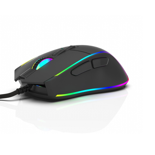 INCA Gaming Maus RGB/ 6400DPI/ 7Tasten/USB 1.80m schwarz retail