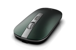INCA Wrls Maus 1600DPI/4Tasten/2.4GHzUSB-A/-C/Metallic ge retail