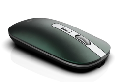 INCA Wrls Maus 1600DPI/4Tasten/2.4GHzUSB-A/-C/Metallic ge retail