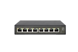 LevelOne PoE+Switch 8xGE PoE+ 120W Hilbert SL managed