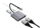 CONCEPTRONIC 4-1 Dock USB-C->2xHDMI/USB-A/100WPD 25cm gr