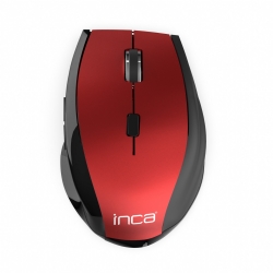 INCA Wrls Maus Ergo/1600DPI/6Tasten/Laser/2.4GHzUSB-A rt retail