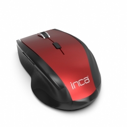 INCA Wrls Maus Ergo/1600DPI/6Tasten/Laser/2.4GHzUSB-A rt retail