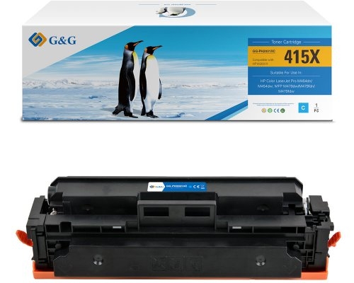 G&G XL-Toner kompatibel mit HP 415X/ W2031X