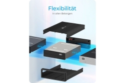 Geh. IcyBox 1x5,25 SATA DVD/ Blue-Ray, schwarz