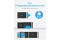 Geh. IcyBox 1x5,25 SATA DVD/ Blue-Ray, schwarz