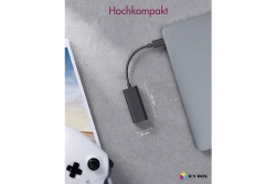 Adapter IcyBox USB 3.2 Gen1 zu Gigabit Ethernet retail