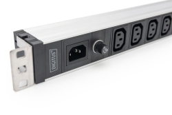 DIGITUS PDU 1U 9xC13 Ausgänge 230V/10A schwarz