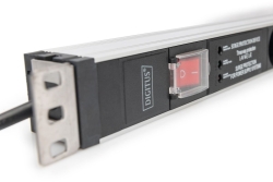 DIGITUS PDU 1HE 5x Schuko 16A Ausgänge 230V/16A schwarz
