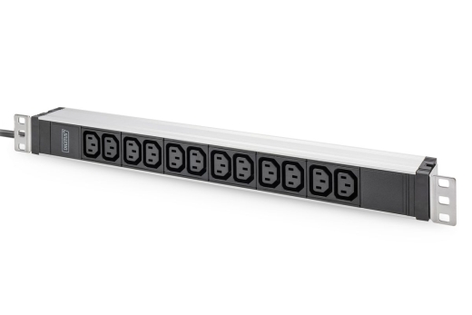 DIGITUS PDU 1U 12xC13 Ausgänge 230V/16A schwarz
