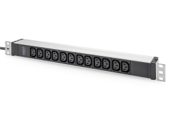 DIGITUS PDU 1U 12xC13 Ausgänge 230V/16A schwarz