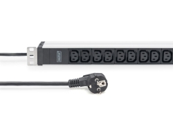 DIGITUS PDU 1U 12xC13 Ausgänge 230V/16A schwarz